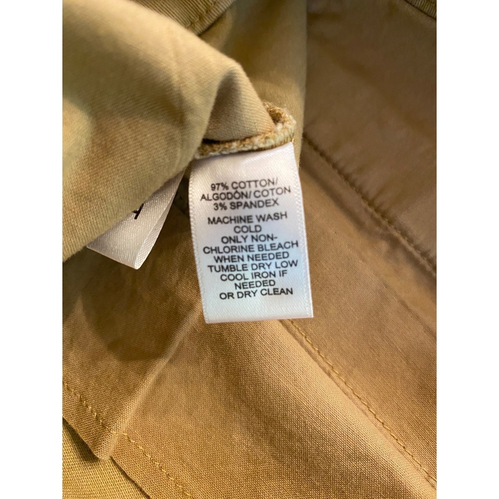 LOFT‎ The Riviera Short Womens 14 Tan Khaki Chino Cotton Stretch Mid Rise Shorts - Picture 8 of 13